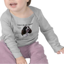 English Springer Spaniel (liver) History Design Shirts