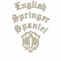 English Springer Spaniel Mom Gifts embroidered shirts