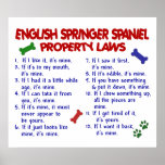 ENGLISH SPRINGER SPANIEL PL2 POSTERS