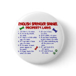 ENGLISH SPRINGER SPANIEL Property Laws 2 buttons