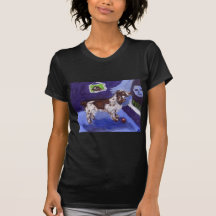 English Springer Spaniel senses smiling moon Tee Shirts