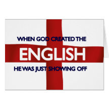 English St George's Day God Created Greeting Cards