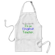 English Teacher Apron