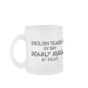 English Teacher Deadly Ninja mugs
