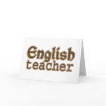 English Teacher Greeting Cards