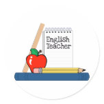 English Teacher (Notebook) stickers