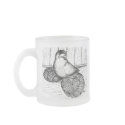 English Trumpeter Line Drawing mugs