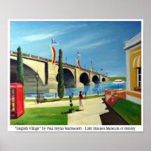 English Village by Renee Theobald Poster