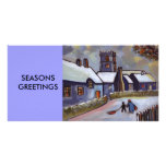 ENGLISH VILLAGE SNOWSCENE photo cards