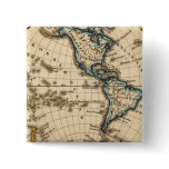 Engraved Western Hemisphere Map buttons