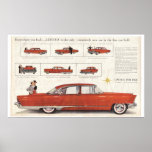 Enhanced 1956 Lincoln Premiere 4 Door Centerfold A Print