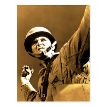 (enhanced) grenade thrower World War 2 photo Postcard