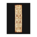 ENHANCED Shroud of Turin full image Jesus Christ postcards