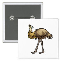 Enis Emu Pinback Buttons