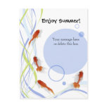 Enjoy Summer Greeting postcards