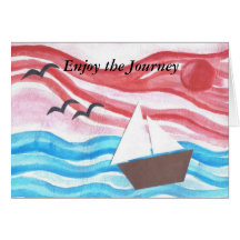 Enjoy the Journey boat Cards