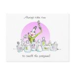 Enjoy the perfume postcard