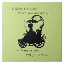 Enjoy the Ride Ceramic Tile