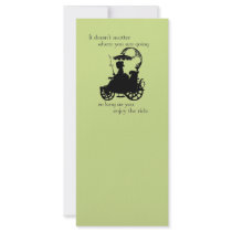 Enjoy the Ride Rack Card Design