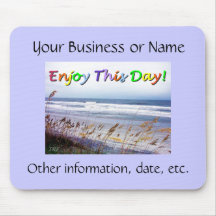 Enjoy This Day Beach Mousepad by SRF