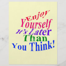 Enjoy Yourself! Flyers
