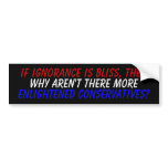 Enlightened Conservative bumper stickers