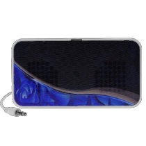 Enlightening bluish texture speakers