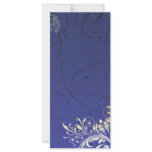 Enlightening Golden Yellow Floral and black swirls Personalised Rack Card