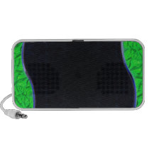 Enlightening light greenish texture speakers