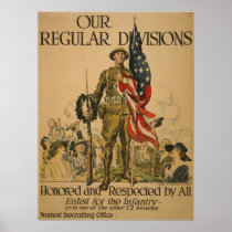 Enlist for the Infantry Poster