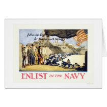 Enlist in the Navy Greeting Cards