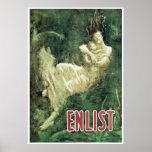Enlist ~ Lusitania Tragedy Print