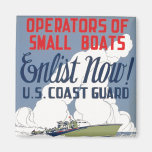 Enlist Now! U.S. Coast Guard Fridge Magnet
