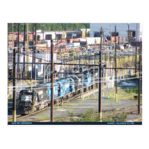 Enola Norfolk Southern Railroad Yard Harrisburg PA Post Cards
