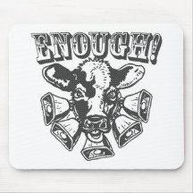 Enough Cowbell Big Dot Mousepads