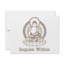 Enquire Within Buddha