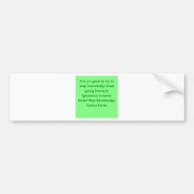 Enrico Fermi quote Bumper Sticker