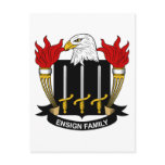 Ensign Family Crest Post Cards