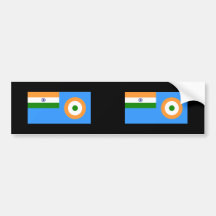 Ensign the Indian Air Force, India Bumper Sticker