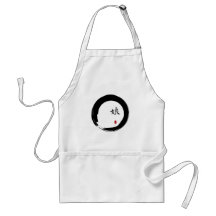 Enso Circle with Symbol for Daughter Apron