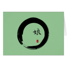 Enso Circle with Symbol for Daughter Cards