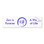 Enso Symbol with Zen Symbol bumper stickers