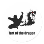 Enter the Fart of the Dragon stickers