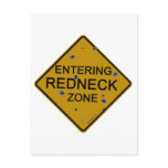 Entering Redneck Zone postcards