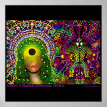 Entheo Realms/ Dimensonal Shifts Poster