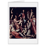 Enthroned Madonna And Saints By Jacopo Pontormo cards
