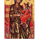 Enthroned Madonna By Italo-Byzantinischer Maler De Photo Cutout