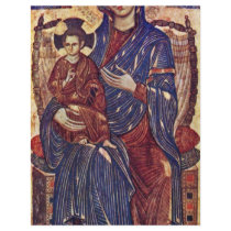 Enthroned Madonna By Toskanischer Meister Des 13. Flyer