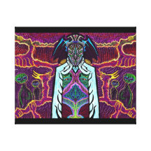 Entity Arrivus Stretched Canvas Print