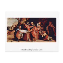 Entombment By Lorenzo Lotto Post Cards